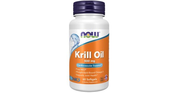 Neptune KRILL OIL 500mg, NOW Foods - 60 Gelule moi